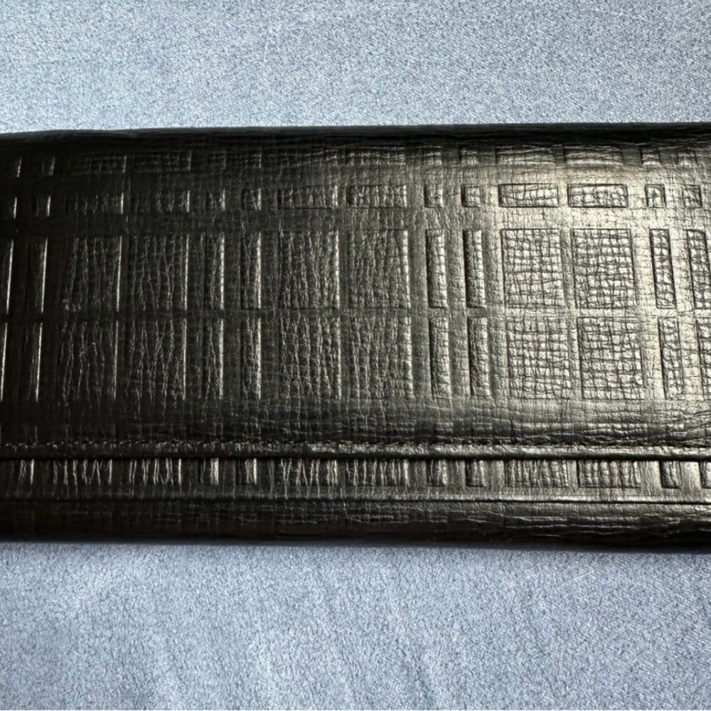 Burberry Black Long Wallet